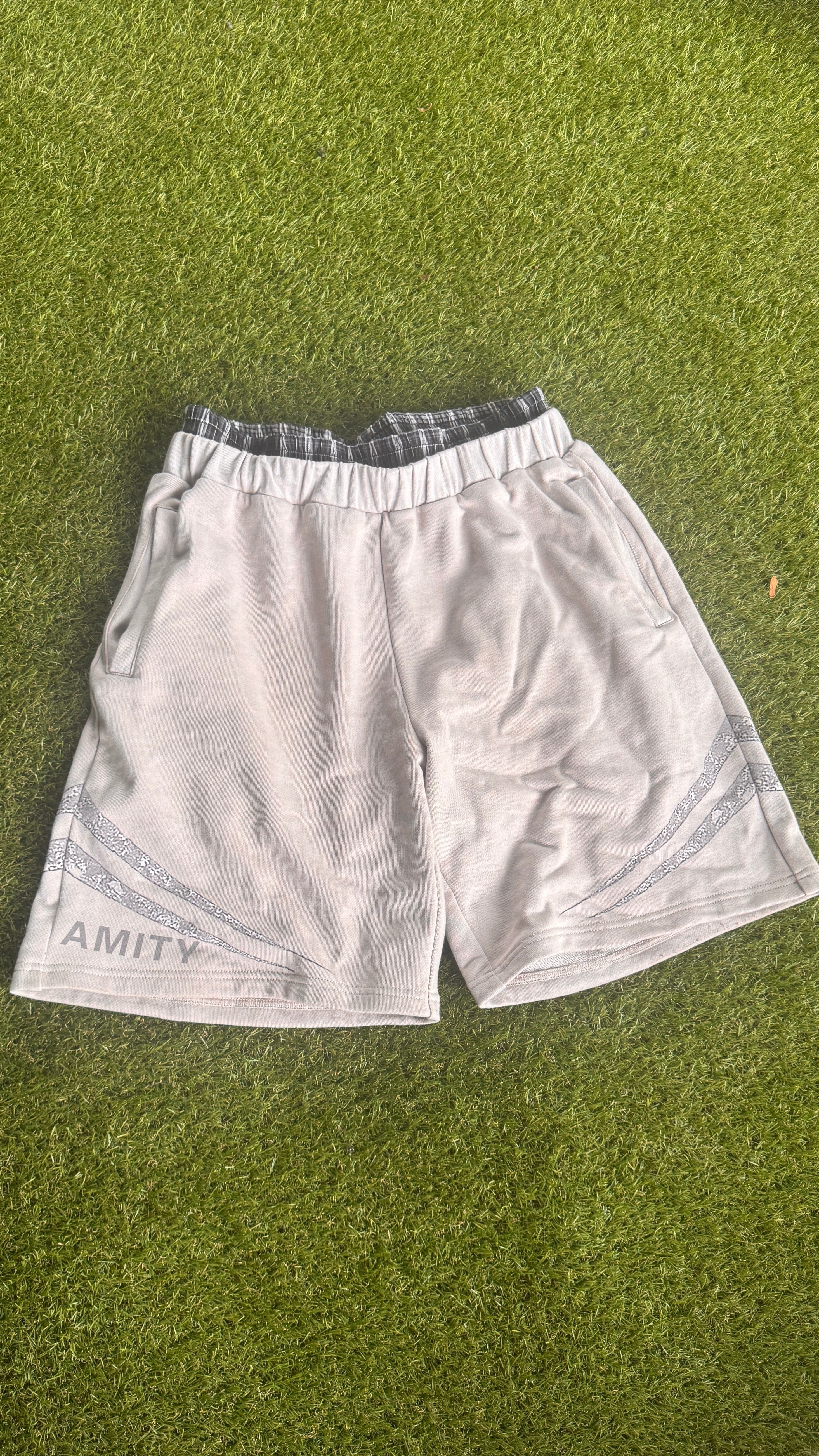 AMITY GRAY SWEATSHORT “Gray Marble”
